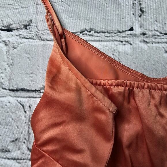 Twelfth Street By Cynthia Vincent 100% Silk Slip A Line Dress Size Small - Picture 13 of 13